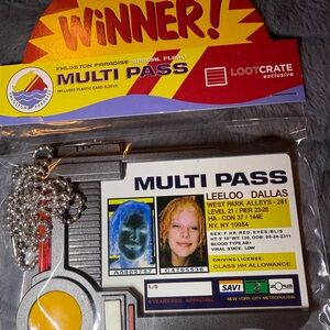 The Fifth Element Loot Crate Exclusive ‘Winner’ Multi Pass with Chain